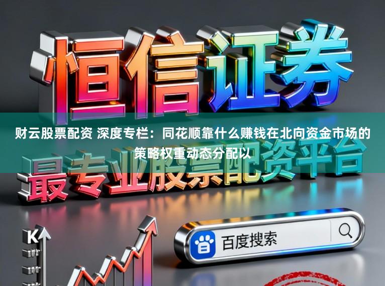 财云股票配资 深度专栏：同花顺靠什么赚钱在北向资金市场的策略权重动态分配以