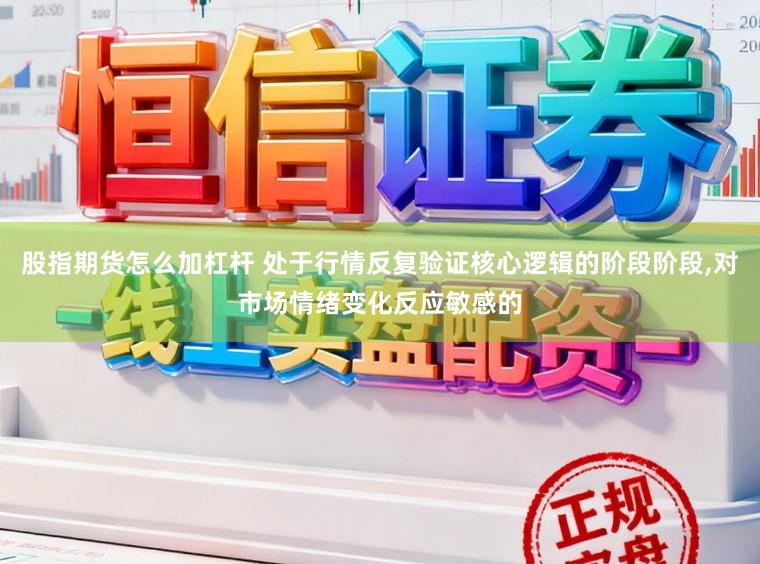 股指期货怎么加杠杆 处于行情反复验证核心逻辑的阶段阶段，对市场情绪变化反应敏感的