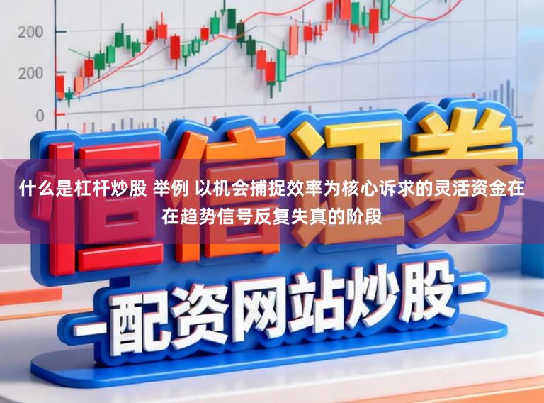 什么是杠杆炒股 举例 以机会捕捉效率为核心诉求的灵活资金在在趋势信号反复失真的阶段