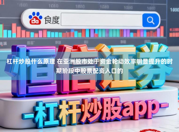 杠杆炒股什么原理 在亚洲股市处于资金轮动效率明显提升的时期阶段中股票配资入口的