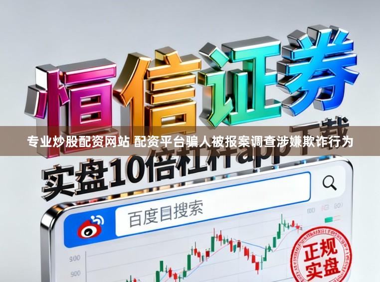专业炒股配资网站 配资平台骗人被报案调查涉嫌欺诈行为