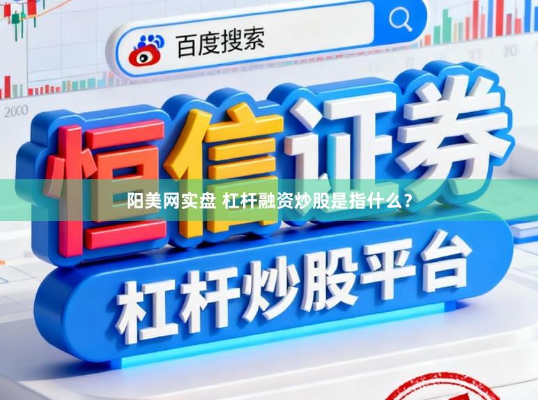 阳美网实盘 杠杆融资炒股是指什么？